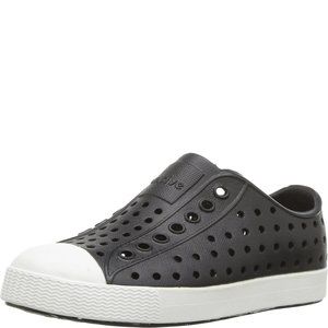NATIVE SHOES, JEFFERSON CHILD, KIDS LIGHTWEIGHT SNEAKER, JIFFY BLACK/SHELL